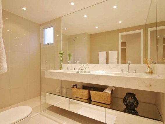 Banheiros pequenos e soluções residenciais