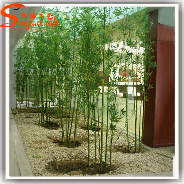 Decoração de Jardim Com Bambu