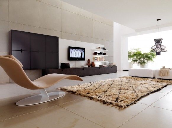 Decoração de sala moderna minimalista
